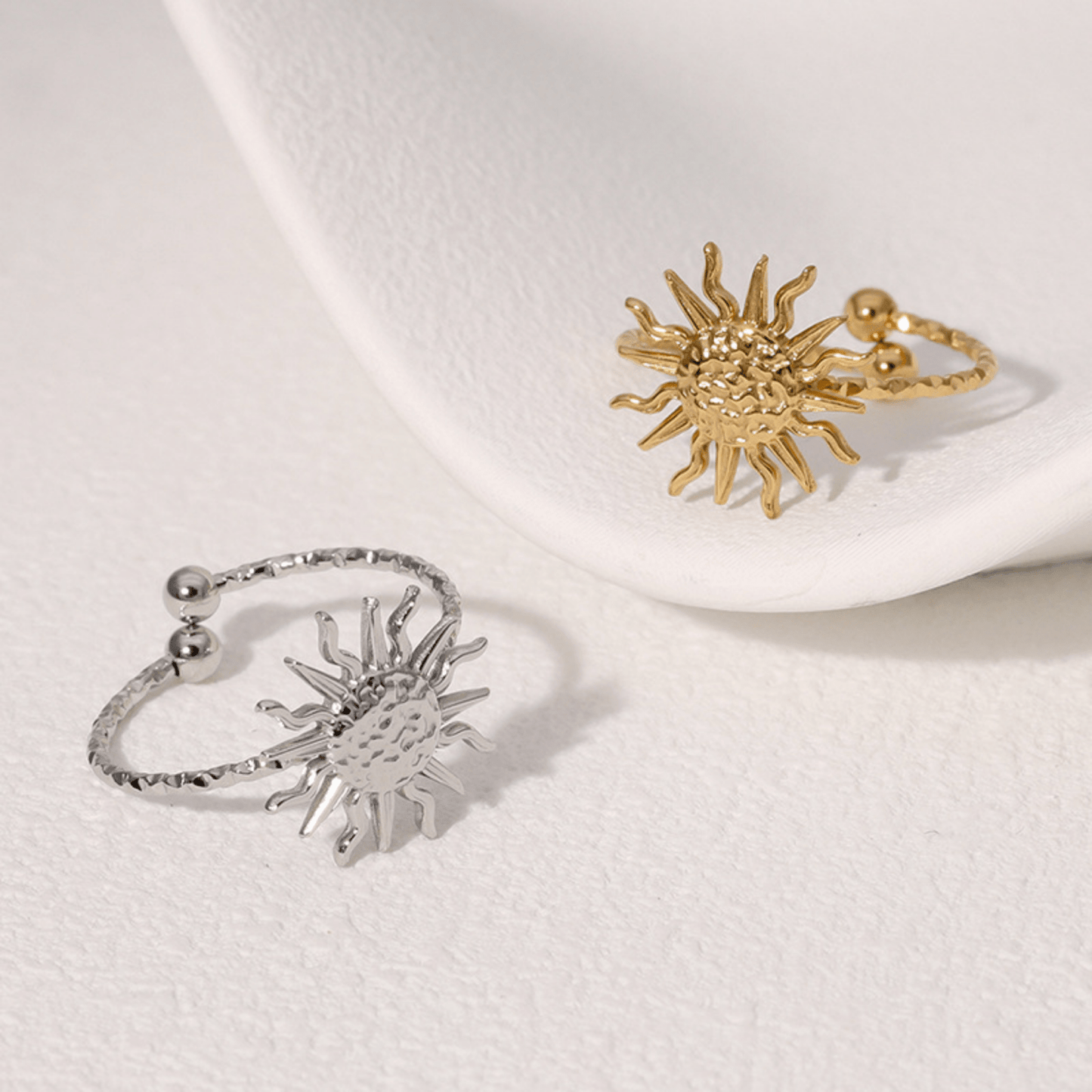 RICCARDI - BAGUE AJUSTABLE "Ring of Sunshine" - Riccardi