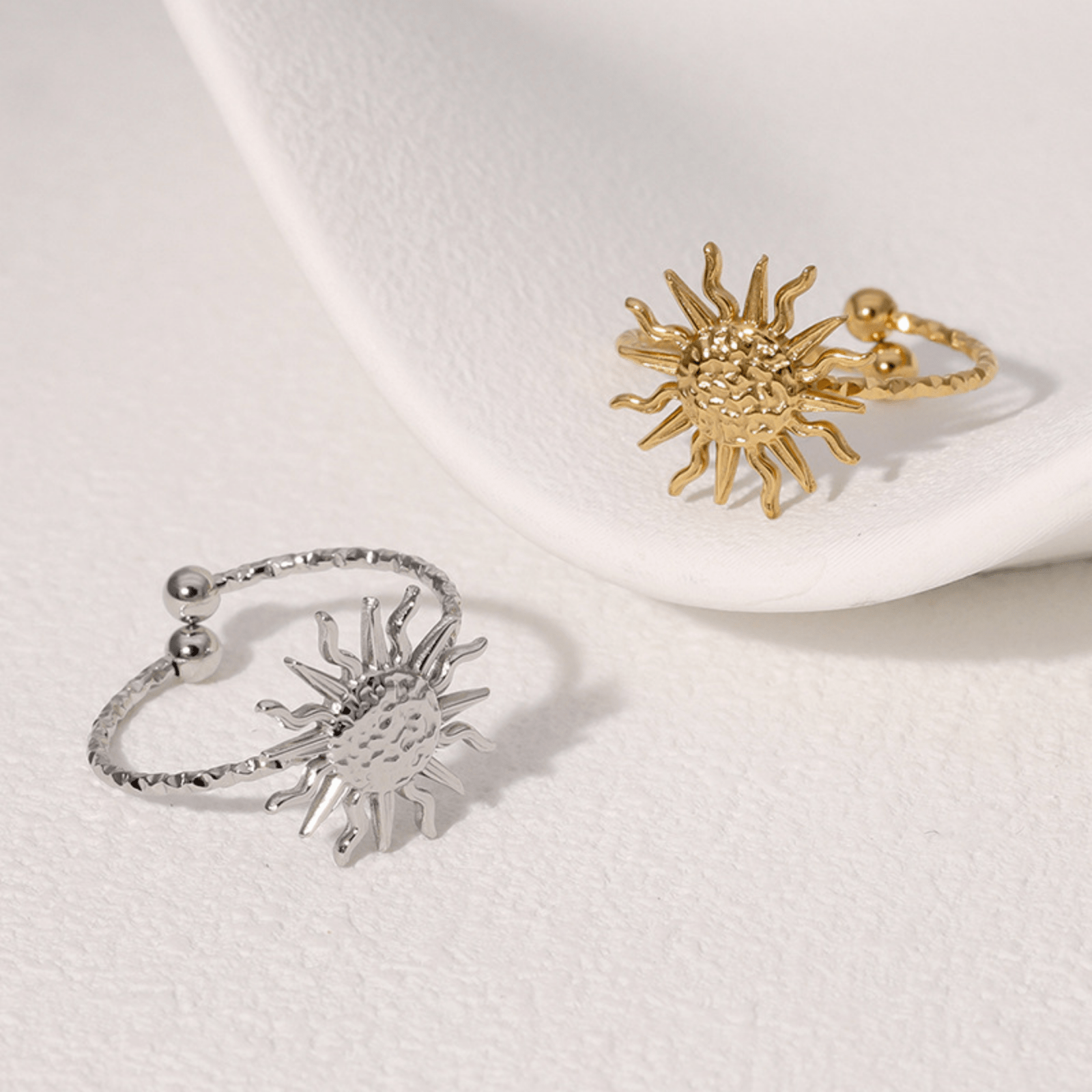 RICCARDI - BAGUE AJUSTABLE "Ring of Sunshine" - Riccardi