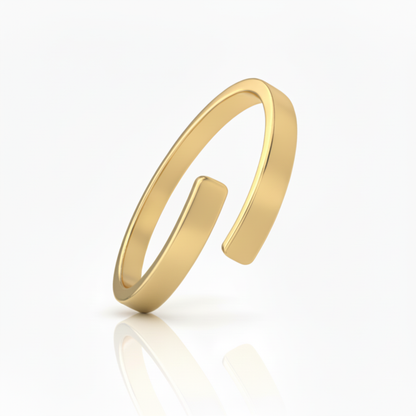 Anel Ajustável com Dois Nomes "Dual Soul"