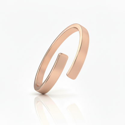 Anel Ajustável com Dois Nomes "Dual Soul"