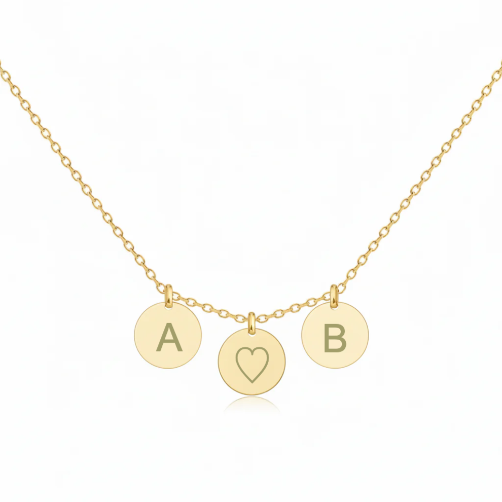 Colar Inicial “Initial disc”